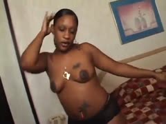 An African beauty can't survive without getting her cum hole torn apart.